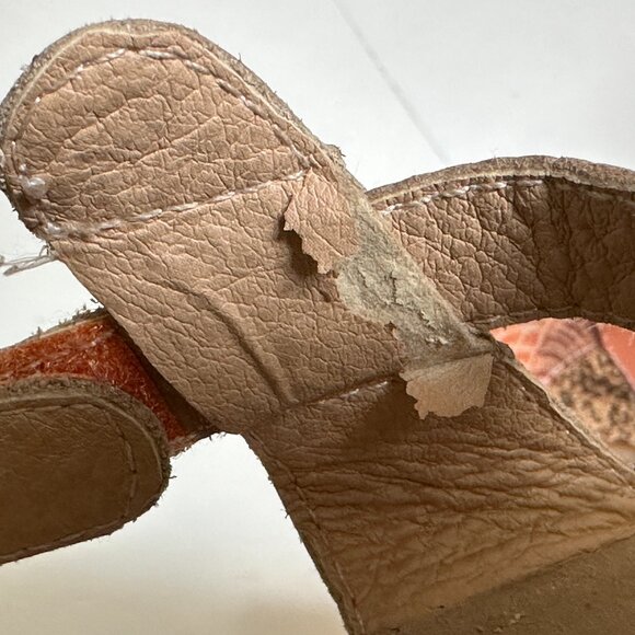 L'Artiste By Spring Step Sandals Women's Size US 10 EU 41 Quilana Peach - Picture 11 of 11